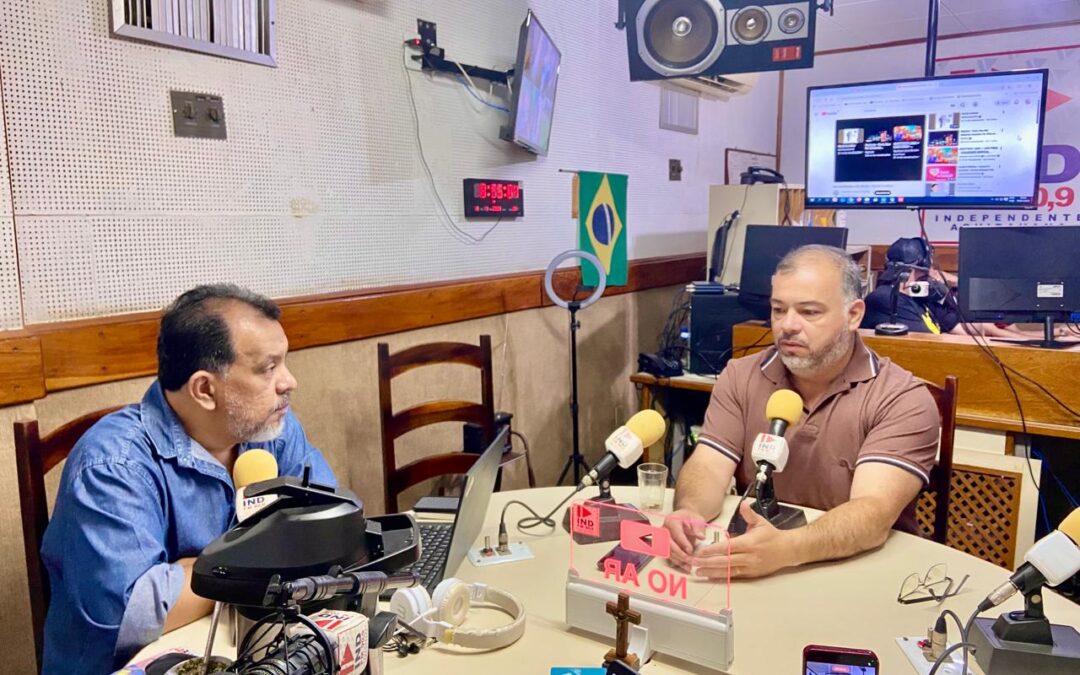 Em entrevista à Rádio Independente, Everton Romero fala sobre projetos e gestão da Câmara de Aquidauana para 2026