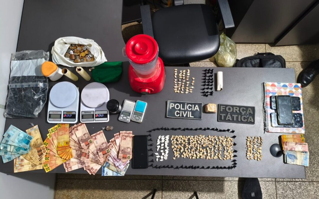 Ação conjunta entre policiais civil e militar fecha três bocas de fumo em condomínio de Três Lagoas
