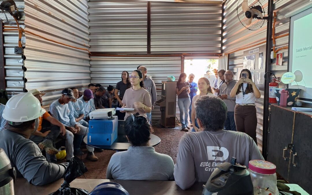 Cesari Empreendimentos promove palestra sobre Janeiro Branco no canteiro de obras do Condomínio Belas Artes