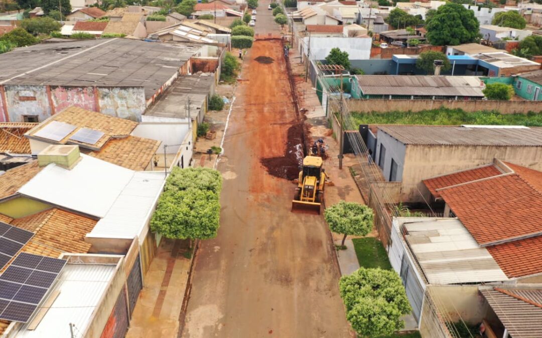 Semana inicia com obras de esgoto e modernização de rede em Campo Grande