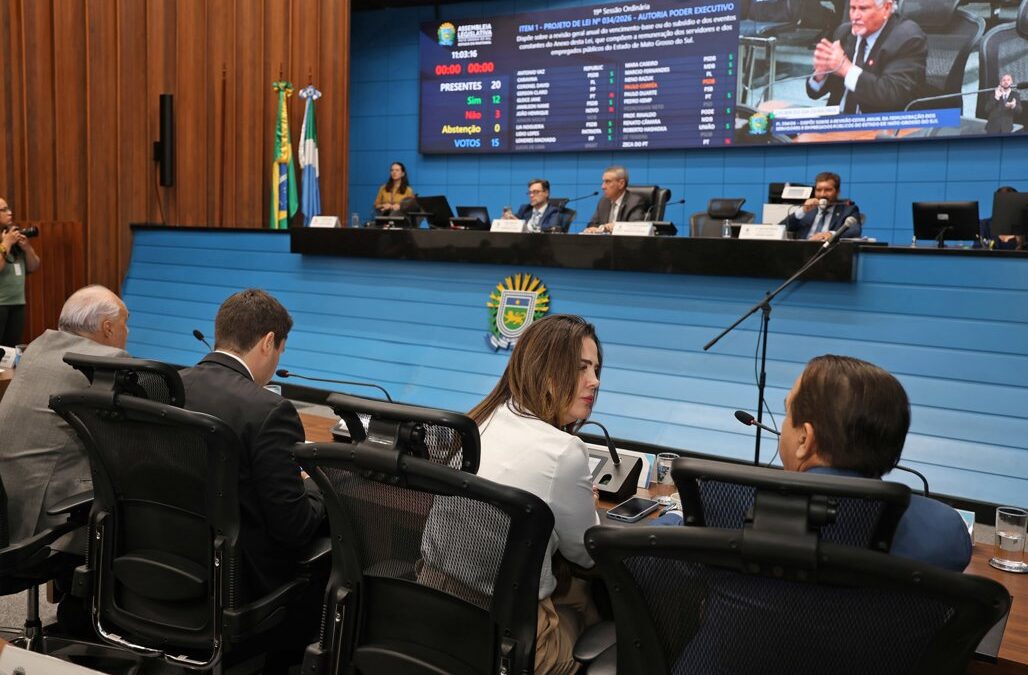 Ordem do dia com 5 projetos para votação na sessão desta quinta-feira da Assembleia Legislativa