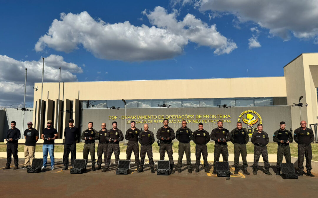 DOF Investe em Tecnologia: Policiais Recebem Treinamento para Operar Drones na Fronteira