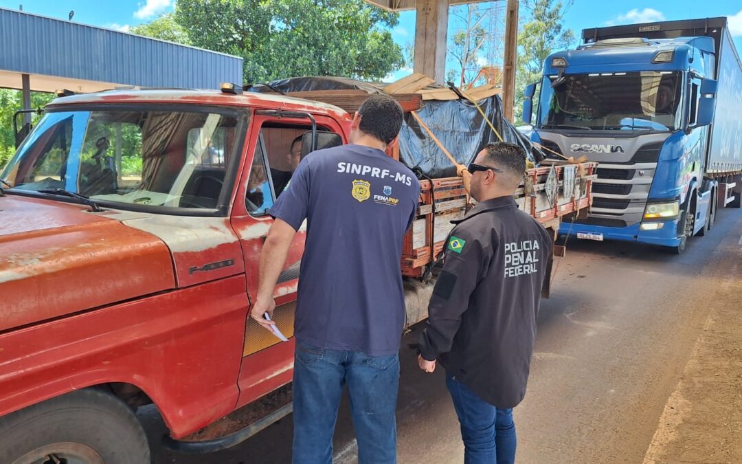 PRFs e policiais penais protestam por fundo contra crime