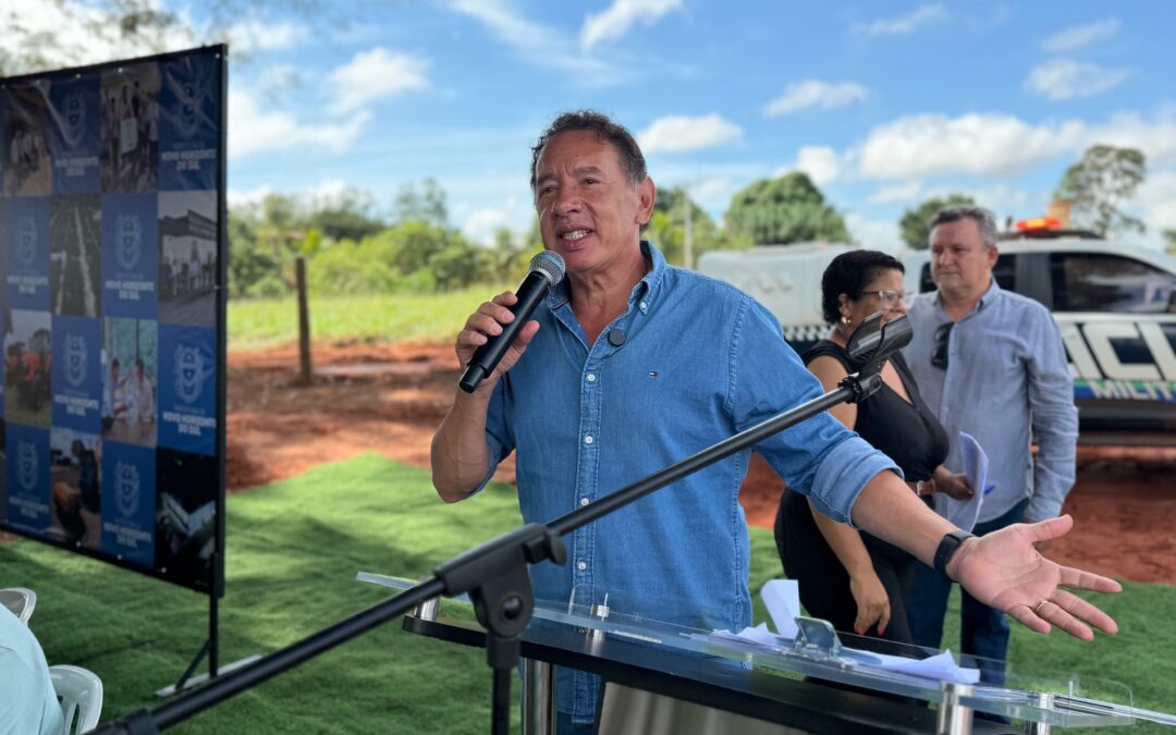 Gerson Claro destaca obras e proteção às mulheres em Novo Horizonte do Sul