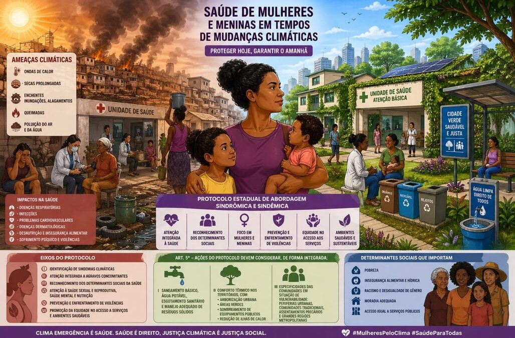 Projeto cria protocolo SUS para enfrentar impacto das mudanças climáticas na saúde da mulher
