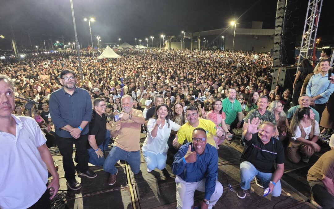 Rose Modesto reforça presença em Dourados com investimentos e participação na Marcha para Jesus