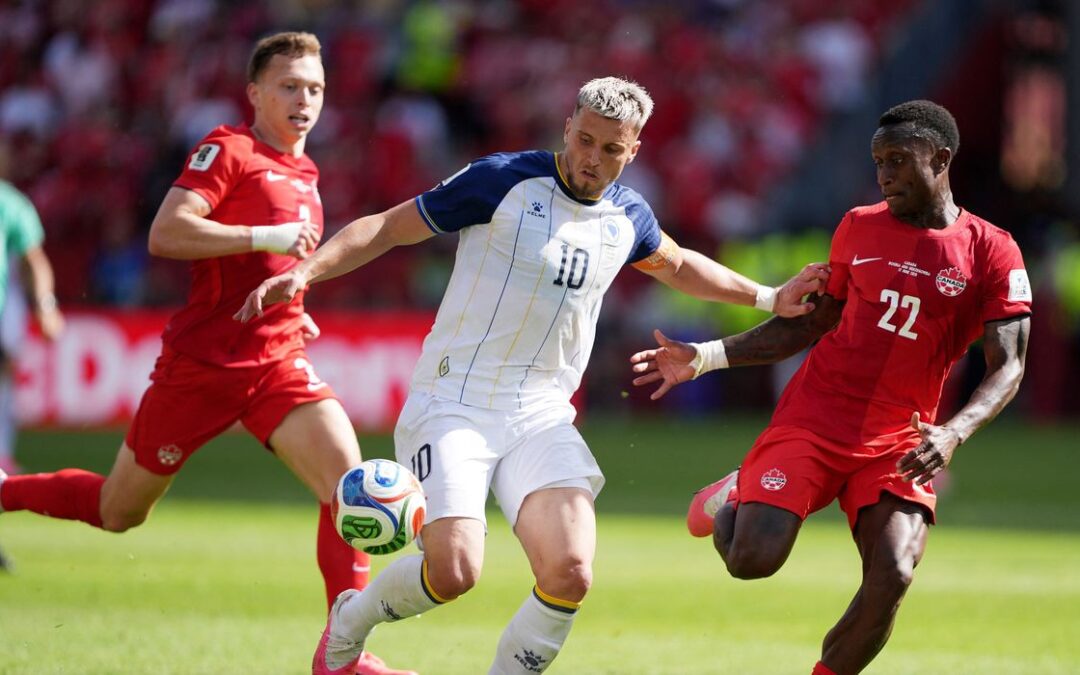 Canadá e Bósnia ficam no empate na estreia na Copa: 1 a 1