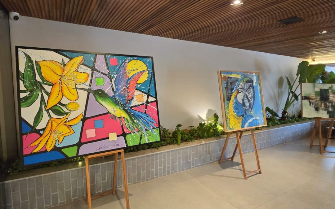 Hotel histórico de Campo Grande vira galeria de arte e recebe exposição com artistas de destaque de MS